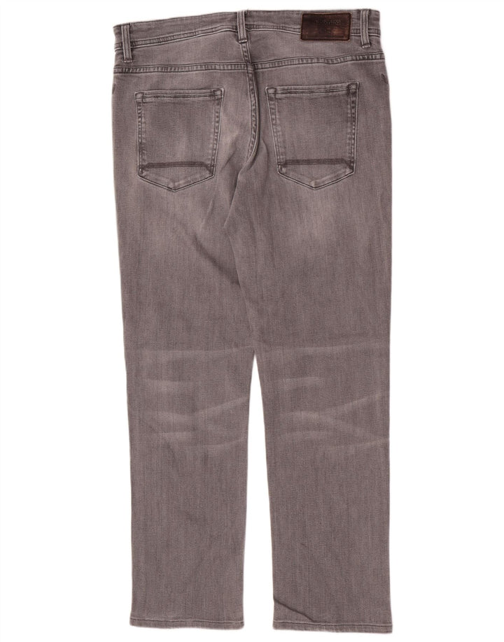 Timberland Masculino Regular Straight Jeans W34 L30 Cinza Algodão