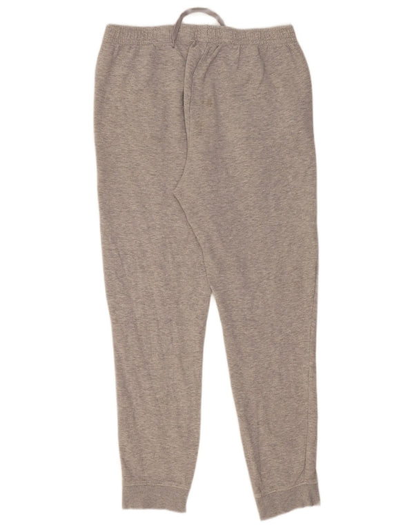 Calça de treino feminina Kappa Joggers UK 18 XL cinza algodão