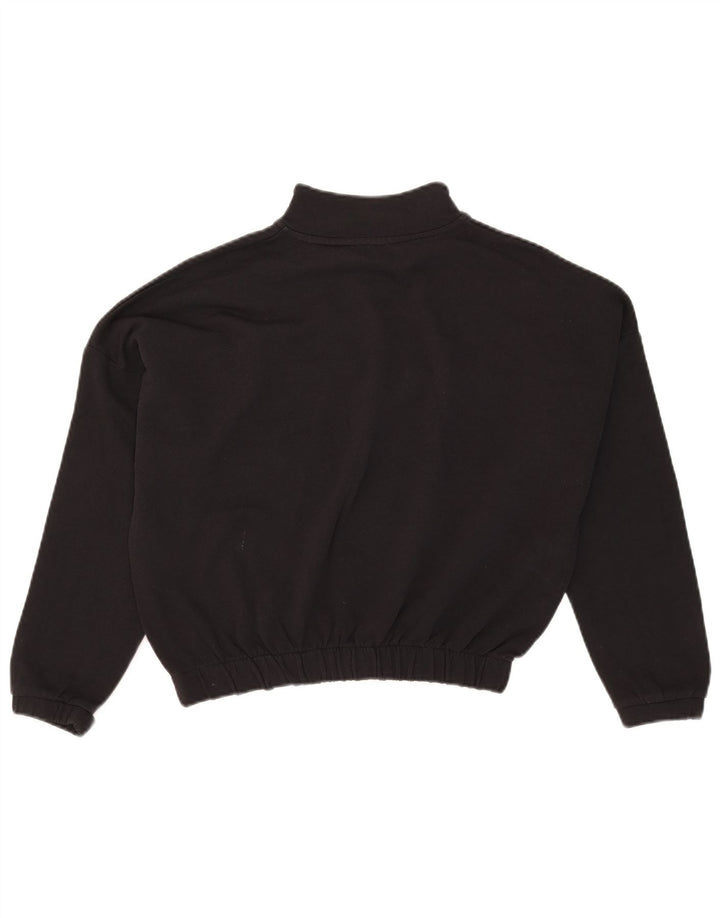 Kappa moletom feminino oversized gráfico jumper UK 10 pequeno preto