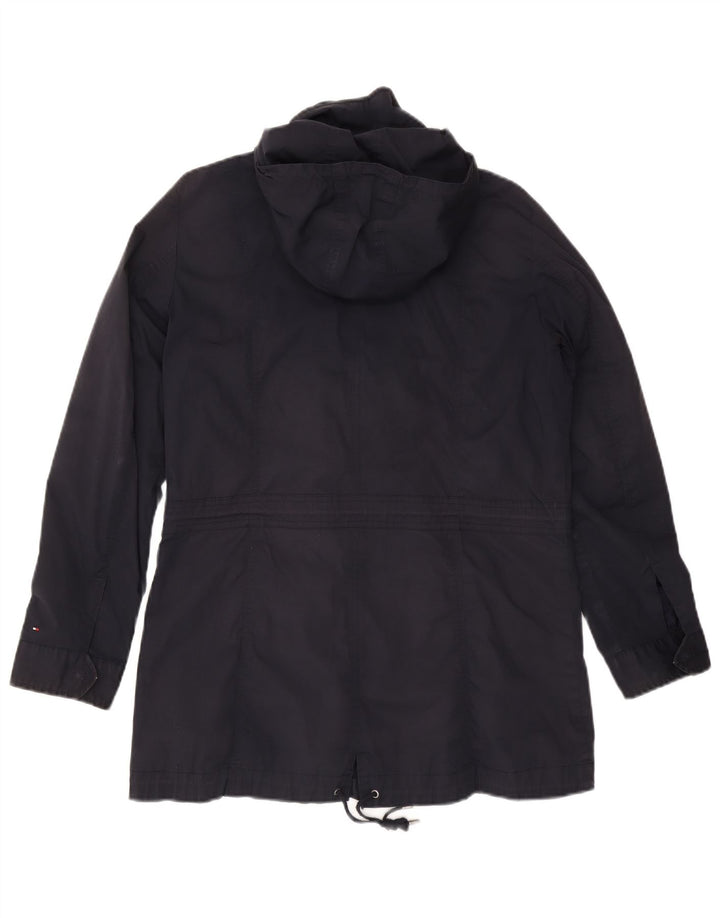 Jaqueta utilitária feminina com capuz Tommy Hilfiger Reino Unido 16 grande azul marinho