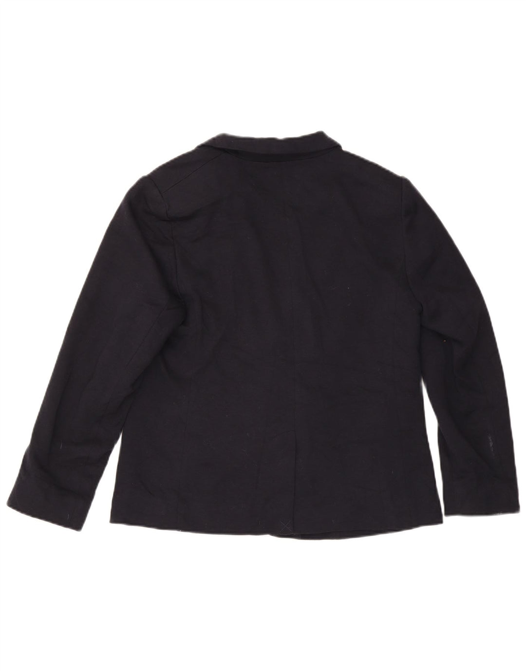 Jaqueta blazer feminina John Lewis com 1 botão Reino Unido 14 poliéster azul marinho médio