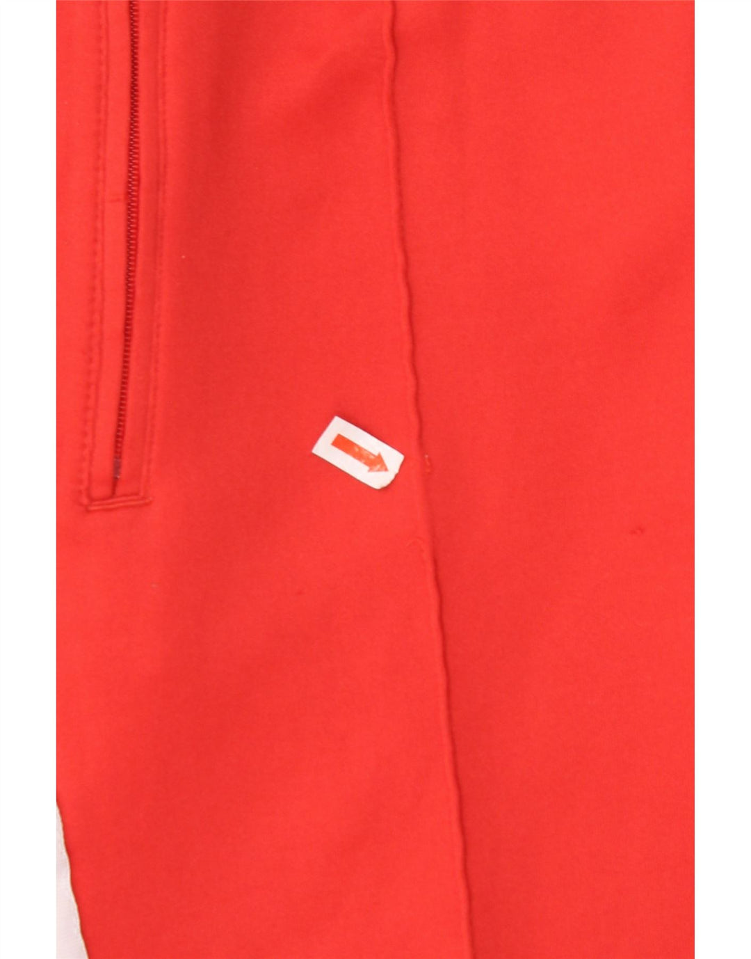 Calças de treino femininas ADIDAS UK 8 pequenas de algodão vermelho