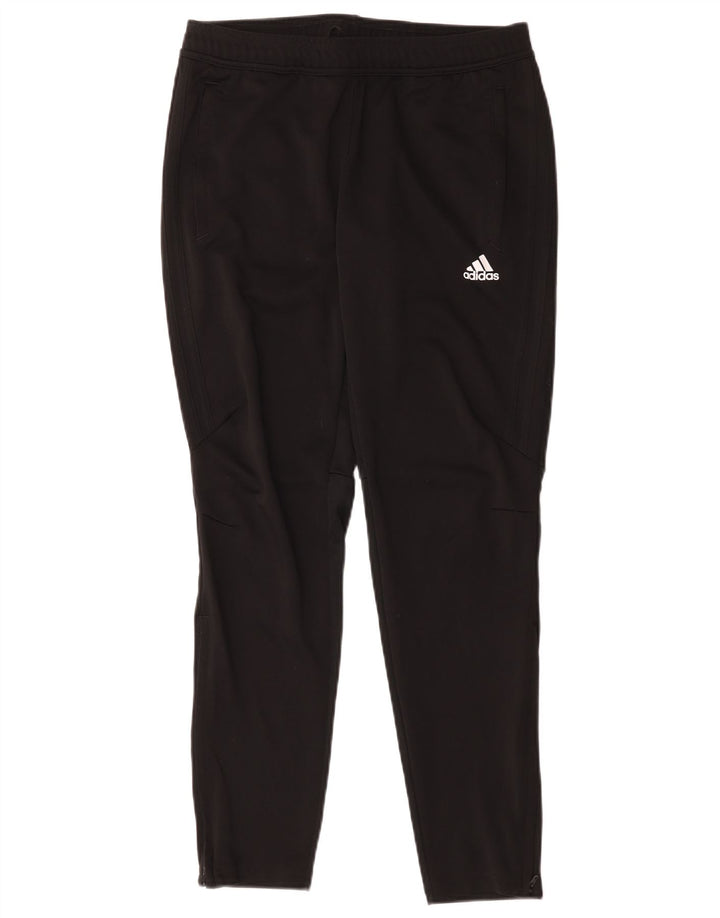 Calça de treino feminina Adidas UK 12/14 médio preto poliéster
