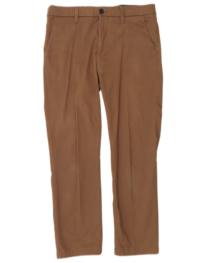Calça chino reta masculina TIMBERLAND W31 L32 marrom