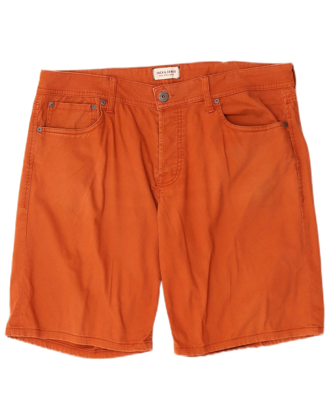 Shorts casuais masculinos Jack & Jones W38 XL laranja