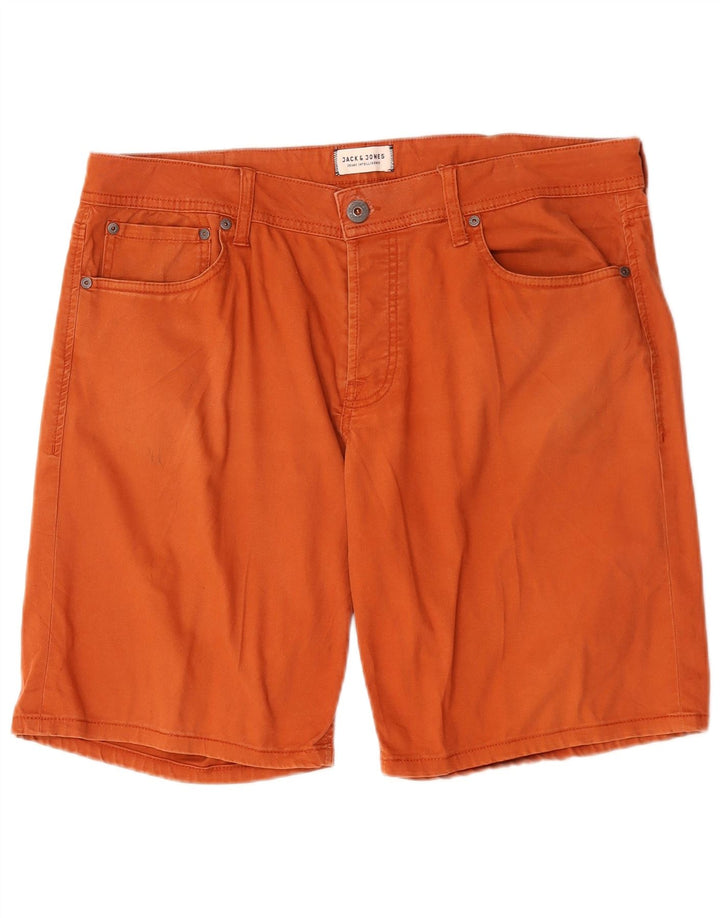Shorts casuais masculinos Jack & Jones W38 XL laranja