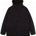 Jaqueta Parka com capuz masculina UK 40 grande poliéster azul marinho da roupa da tripulação