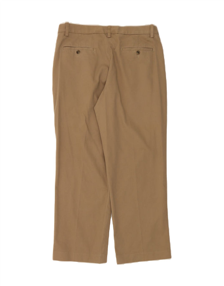 EDDIE BAUER Mens Pegged Chino Trousers W35 L30 Beige Cotton Vintage Eddie Bauer and Second-Hand Eddie Bauer from Messina Hembry 