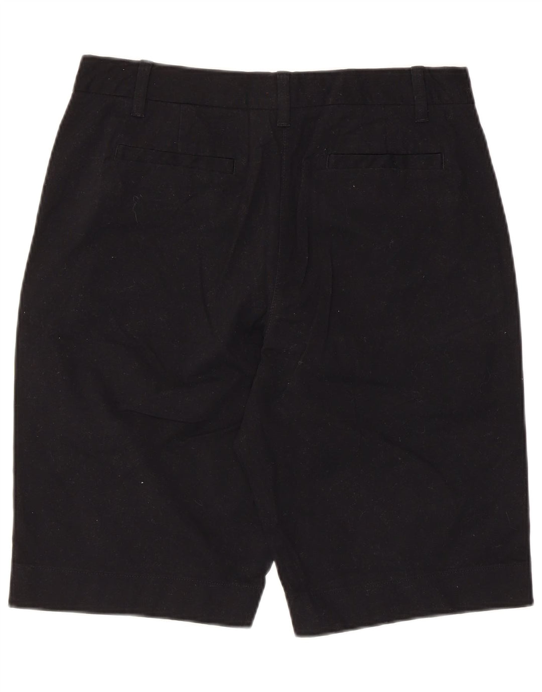 Shorts chino feminino Marks & Spencer UK 12 médio W30 algodão preto