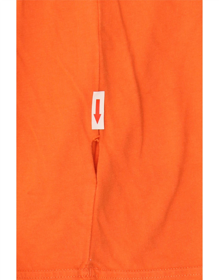 Adidas Mens Camiseta Top Médio Laranja