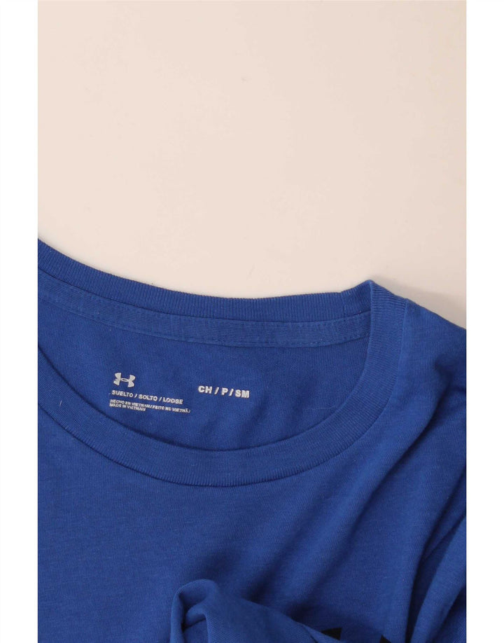 Camiseta masculina Under Armour pequena azul