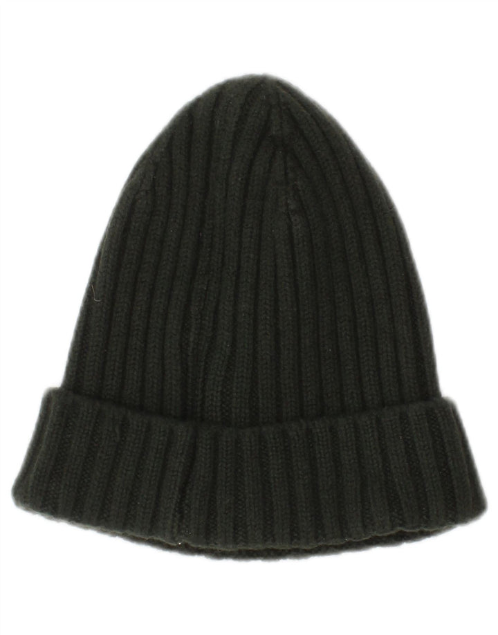 Gorro feminino de malha Woolrich grande lã verde