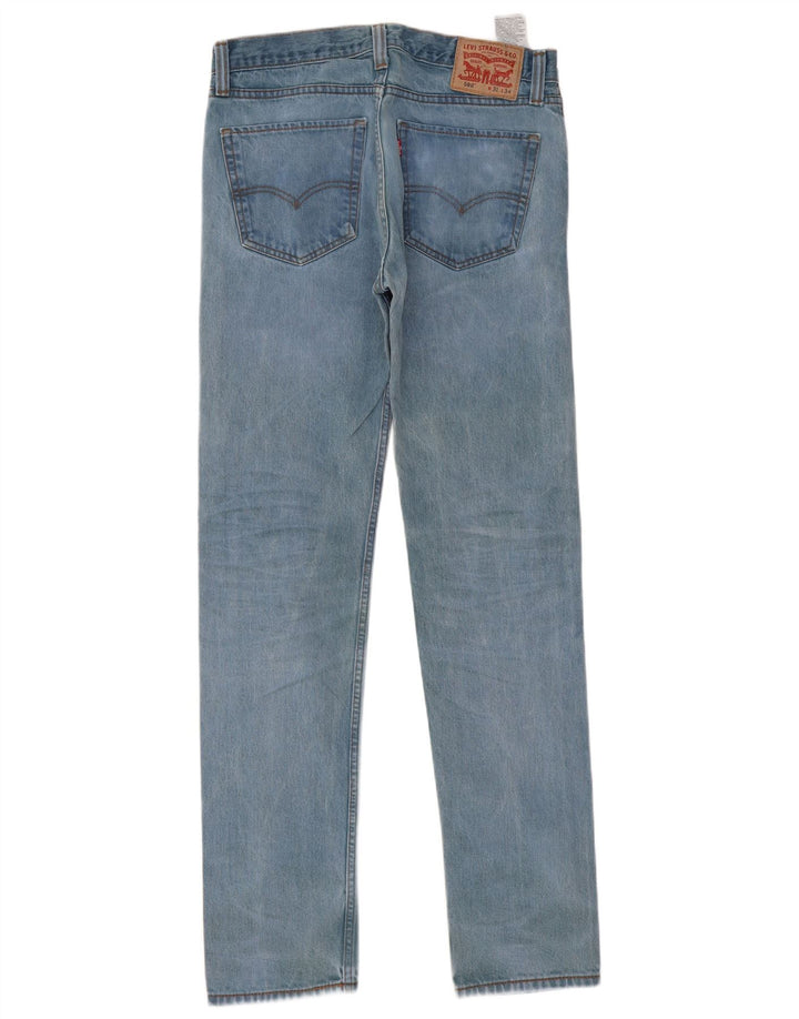 LEVI'S Masculino 508 Regular Tapered Jeans W31 L34 Azul Algodão