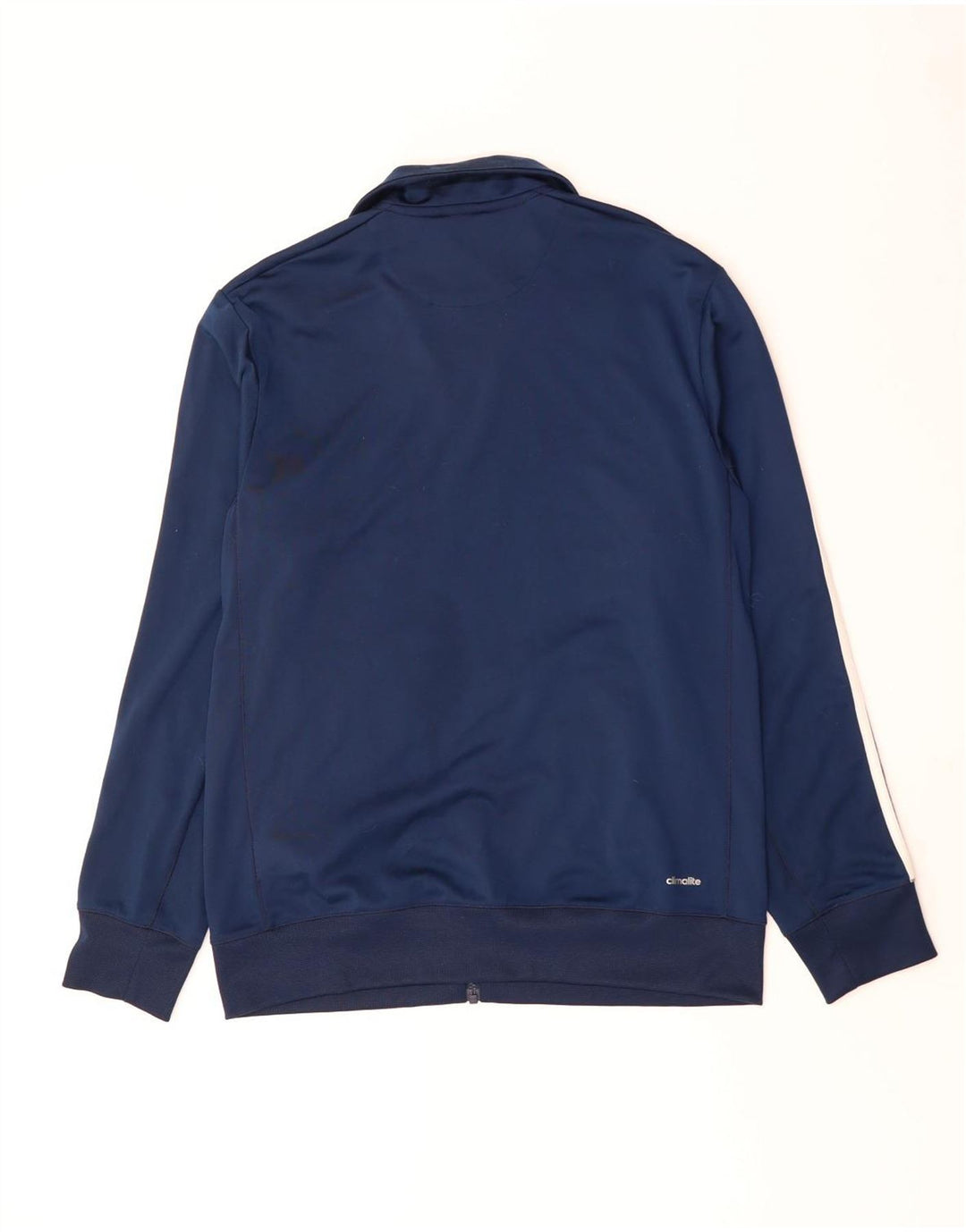 Adidas Mens Climalite Tracksuit Top Jacket Médio Azul Marinho Poliéster