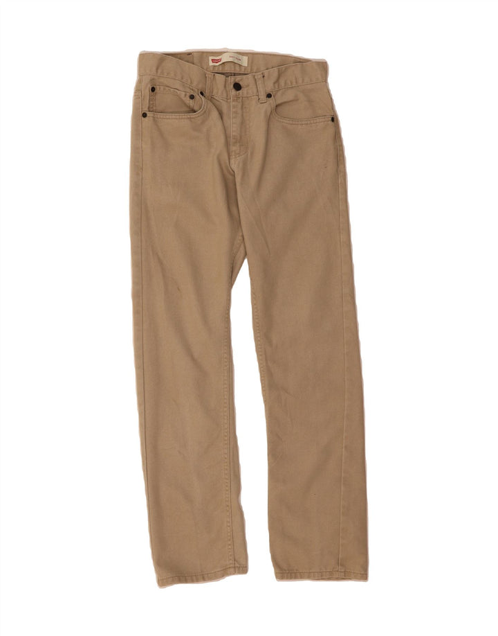 LEVI'S Boys 511 Slim Jeans 15-16 Years W29 L29 Beige Cotton Vintage Levi's and Second-Hand Levi's from Messina Hembry 