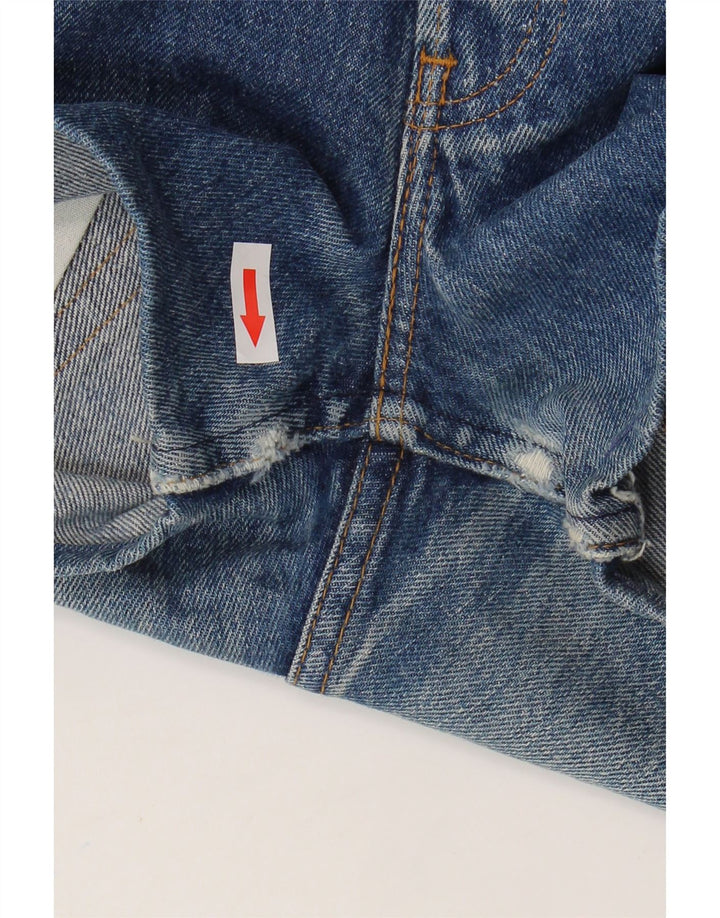 Shorts jeans feminino 501 da Levi's W29 algodão azul médio