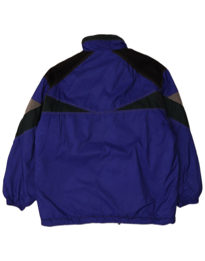 Jaqueta de esqui masculina Hibernia UK 38 poliamida colorblock azul médio