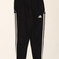 Calça de treino masculina Adidas Aeroready Slim Fit poliéster preto médio