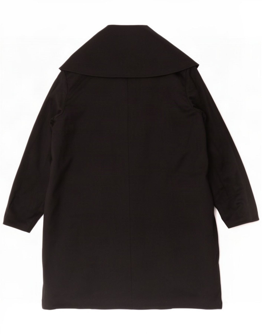 Sobretudo feminino Moschino UK 16 grande preto