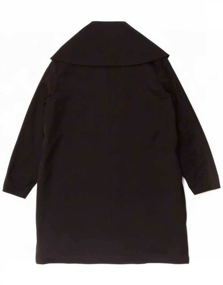 Sobretudo feminino Moschino UK 16 grande preto