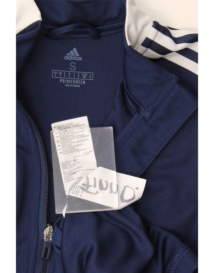 Adidas Mens Aeroready Tracksuit Top Jacket pequeno azul marinho Colourblock