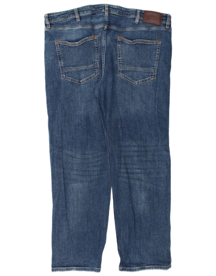 Jeans retos masculinos Marks & Spencer W38 L29 algodão azul