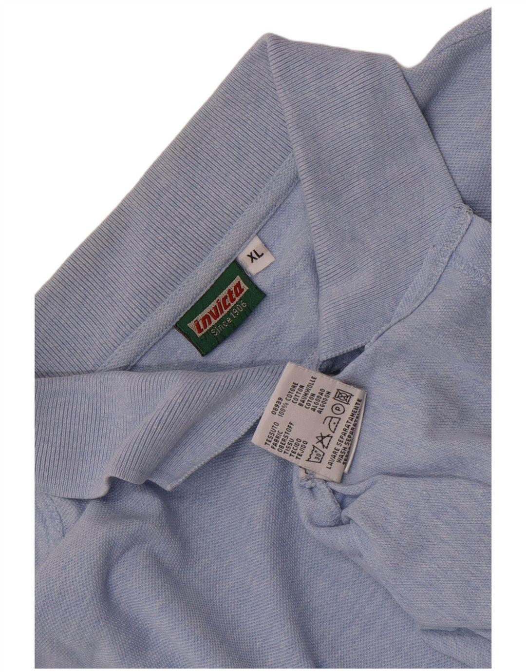 Camisa polo masculina Invicta XL algodão azul
