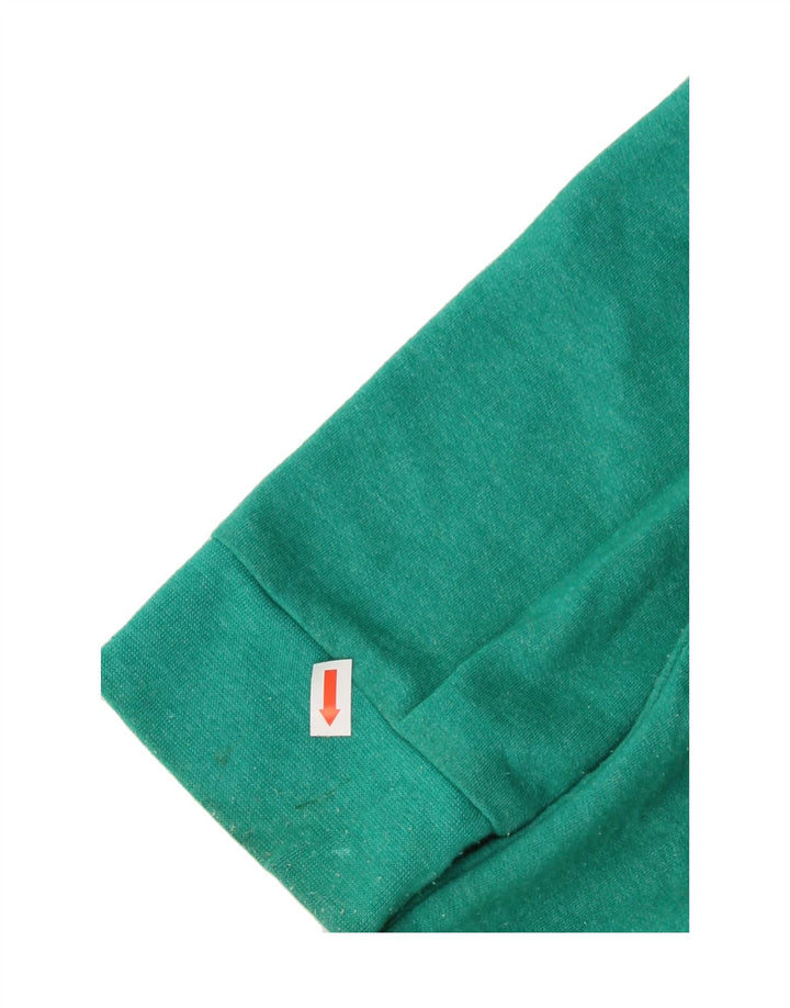 EDDIE BAUER Womens Zip Hoodie Sweater UK 16 Large Green Cotton Vintage Eddie Bauer and Second-Hand Eddie Bauer from Messina Hembry 
