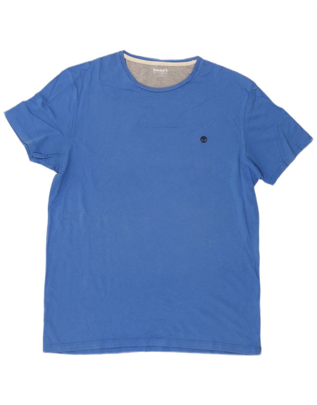 TIMBERLAND Mens Slim Fit T-Shirt Top XL Blue