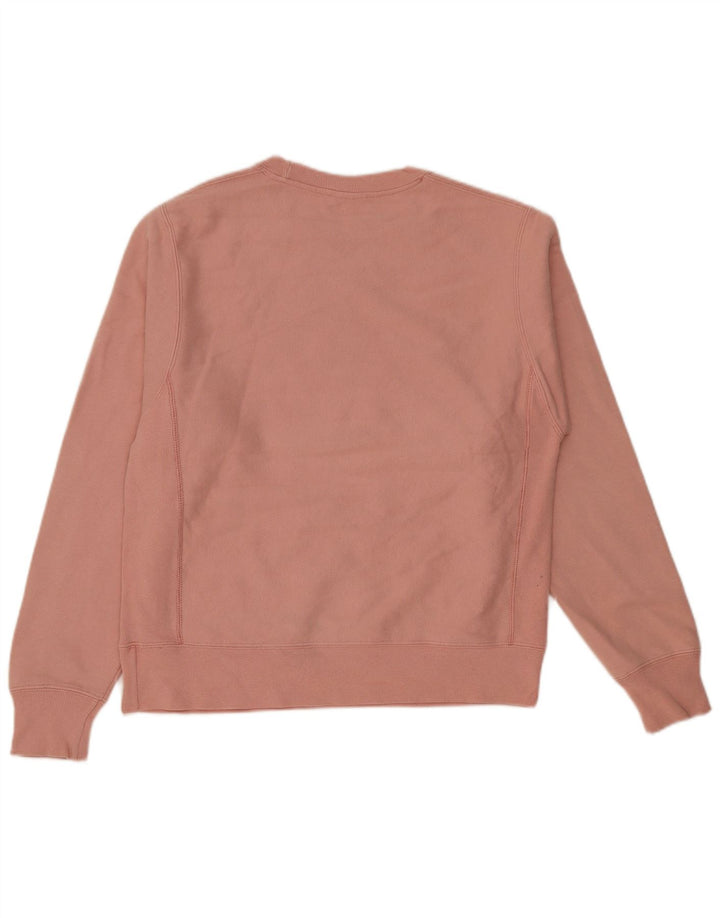 Champion moletom masculino jumper pequeno algodão rosa