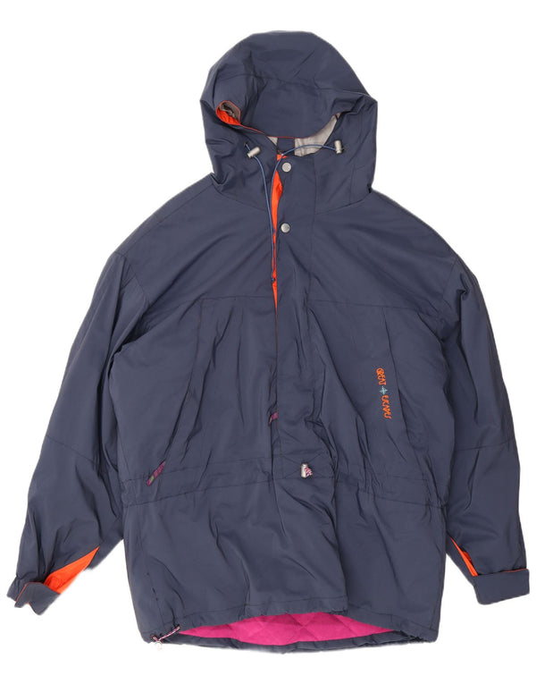Jaqueta de esqui com capuz masculino Great Escapes IT 54 2XL poliéster azul marinho