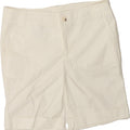 BENETTON Womens Chino Shorts IT 46 Large W34 White Cotton Vintage Benetton and Second-Hand Benetton from Messina Hembry 