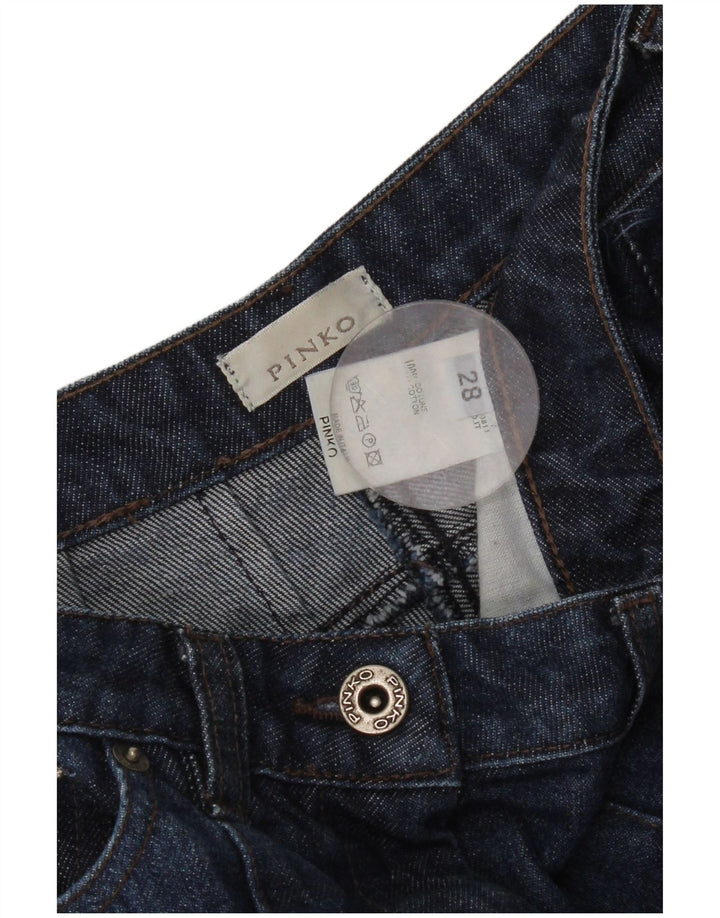 Pinko Jeans Slim Feminino W28 L28 Azul Algodão