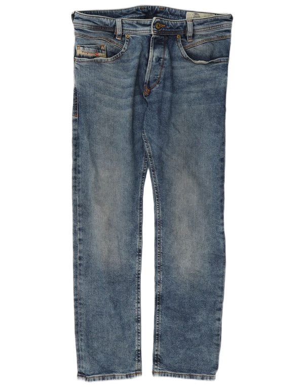 Diesel Masculino Iakop Regular Slim Tapered Jeans W30 L30 Azul Algodão