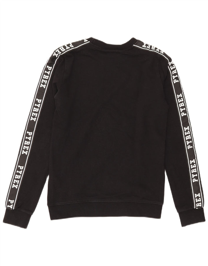 Suéter gráfico feminino Pyrex UK 6 XS algodão preto
