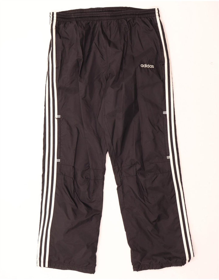 ADIDAS Mens Cargo Calças de Treino Grande Poliéster Preto
