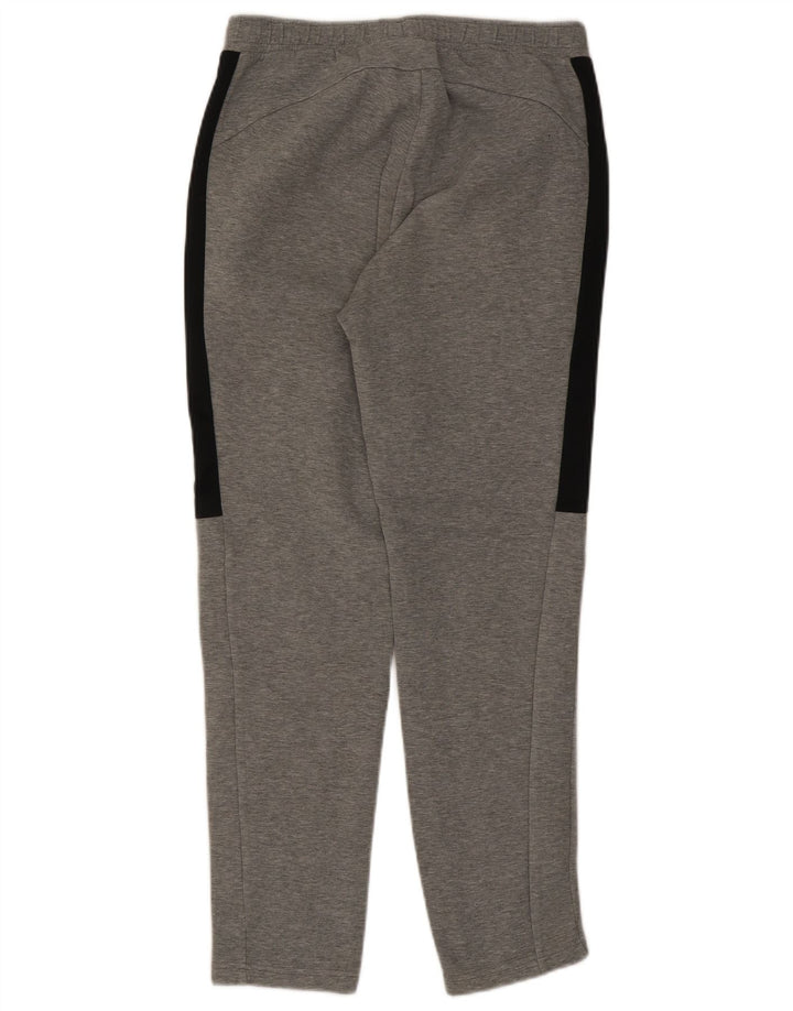 Calça de treino masculina Puma cinza médio colorblock
