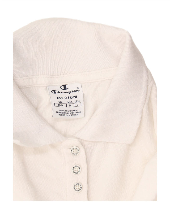 Camisa polo feminina CHAMPION UK 12 médio branco
