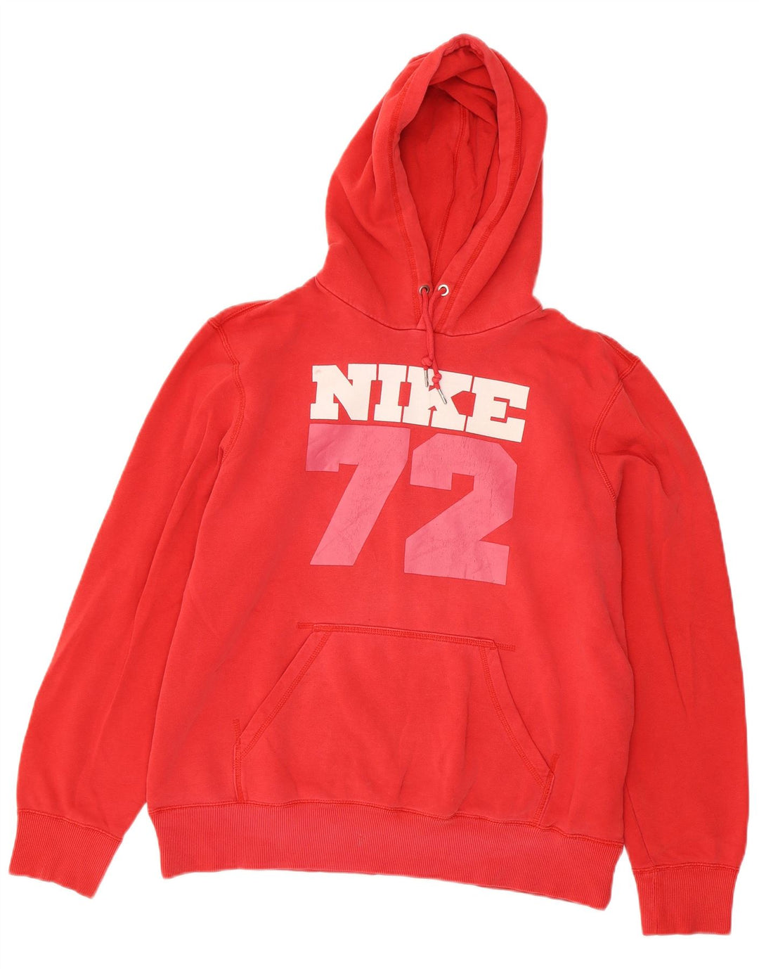 Jumper com capuz gráfico masculino Nike grande algodão vermelho