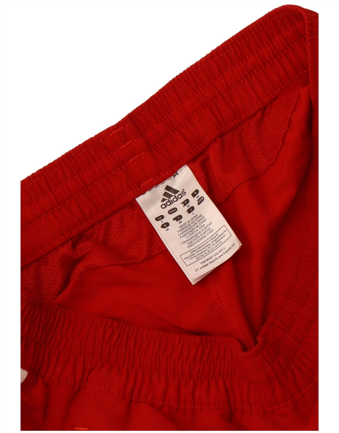 Adidas Womens Climalite Sport Shorts UK 8 Pequeno Poliéster Vermelho