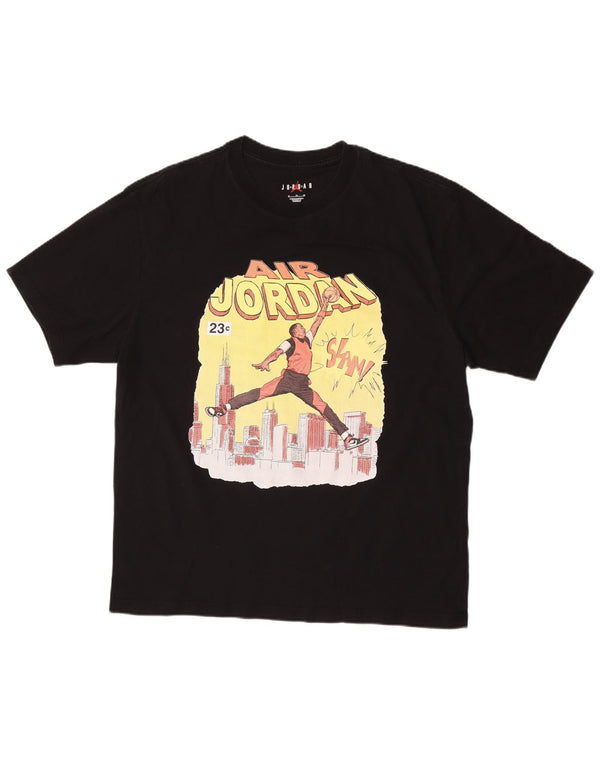 Camiseta Jordan masculina Air Graphic Top XL algodão preto
