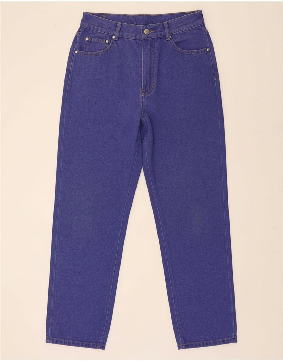 MASH Jeans Cônicos Femininos IT 42 Médio W26 L29 Algodão Roxo