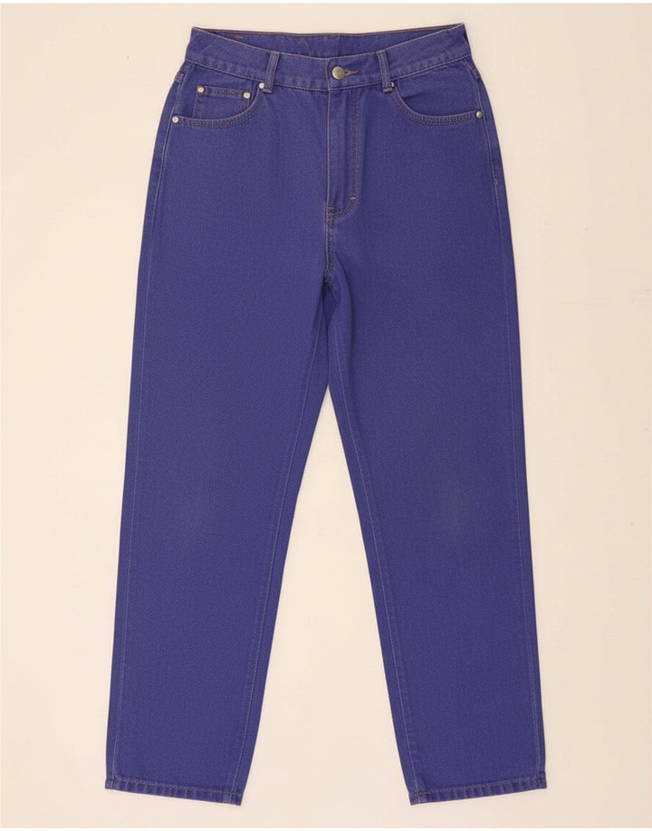 MASH Jeans Cônicos Femininos IT 42 Médio W26 L29 Algodão Roxo
