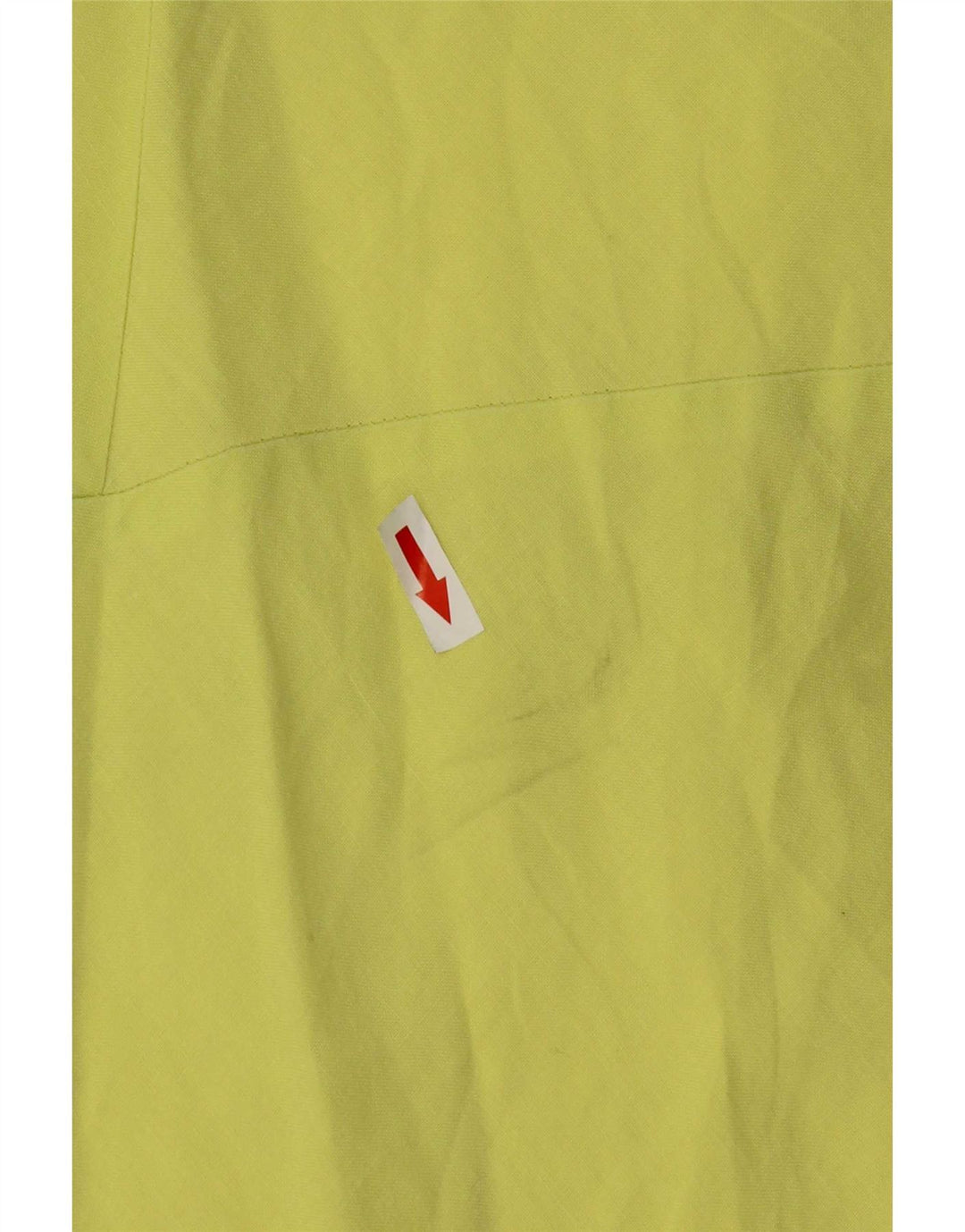 Vestido de verão regular feminino Benetton UK 12 médio amarelo