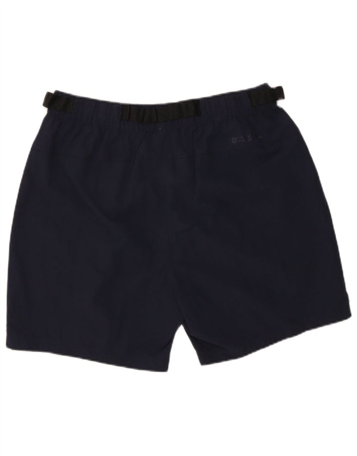 Shorts esportivo feminino Mountain Warehouse UK 14 grande azul marinho poliamida