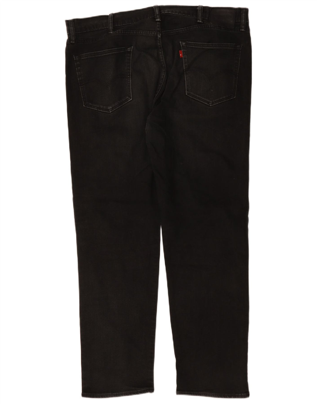 Calça jeans reta masculina Levi's W42 L31 algodão preto