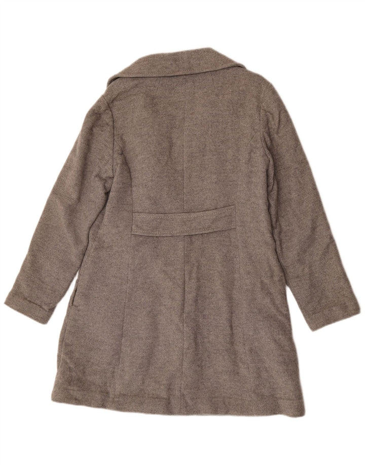 Casaco feminino duplo breasted Gap US 4 pequeno cinza