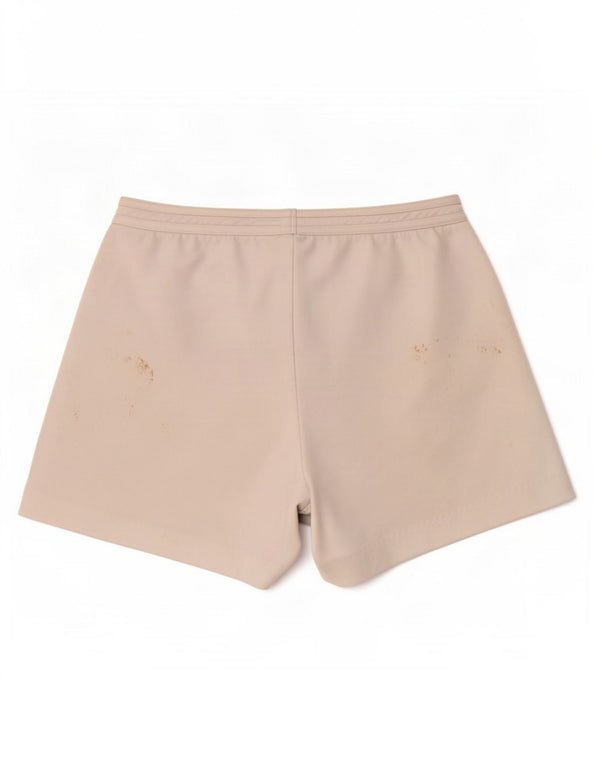 Shorts feminino casual Sergio Tacchini médio W30 poliéster branco