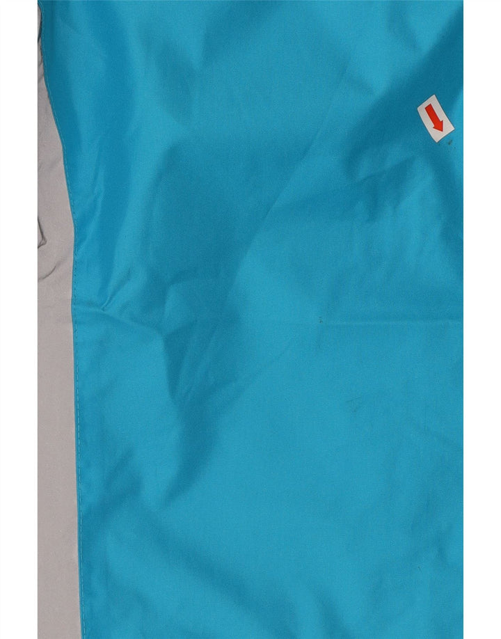 MOUNTAIN WAREHOUSE Womens Rain Jacket UK 16 Large Blue Colourblock