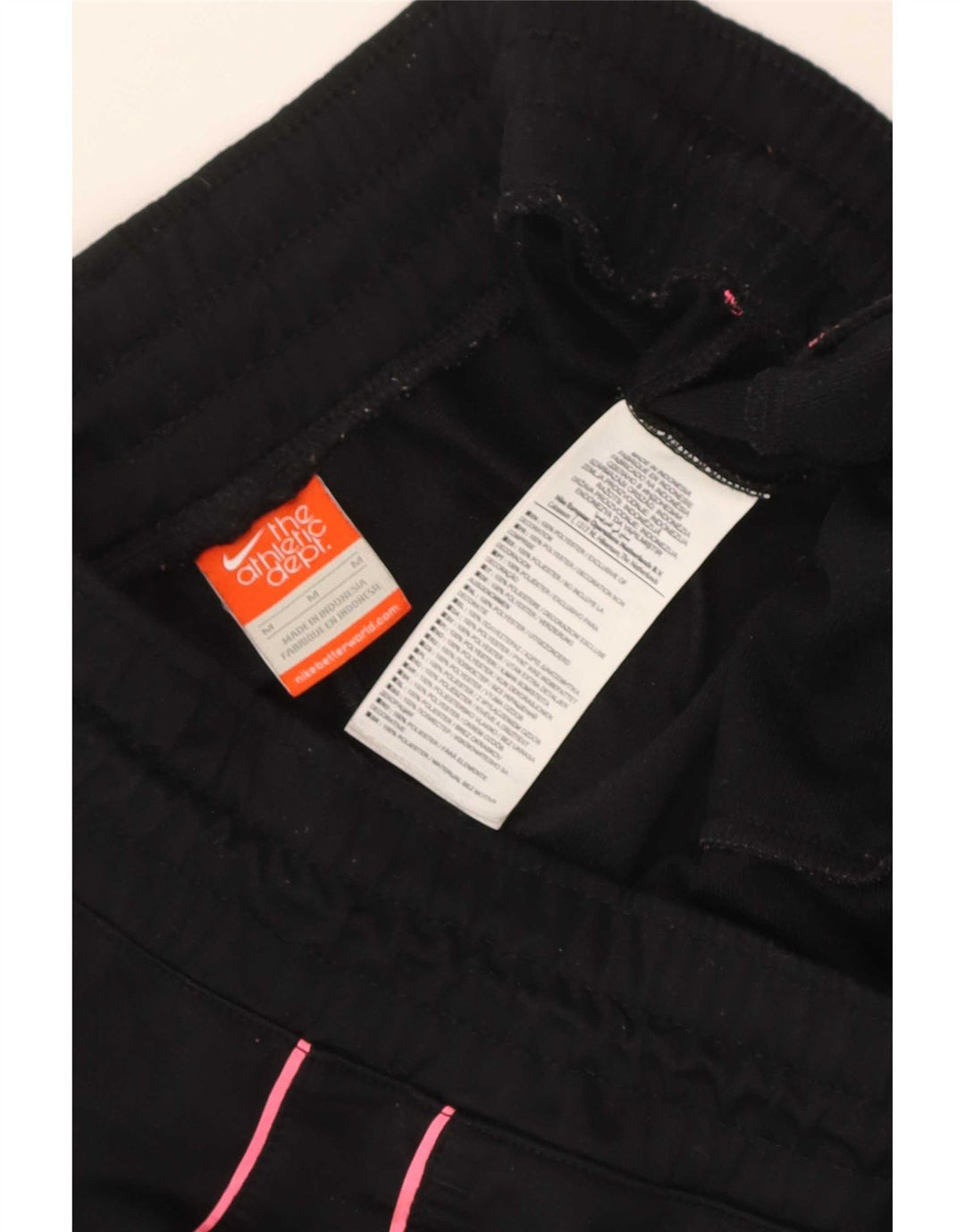 Calça de treino feminina Nike UK 14 poliéster preto médio